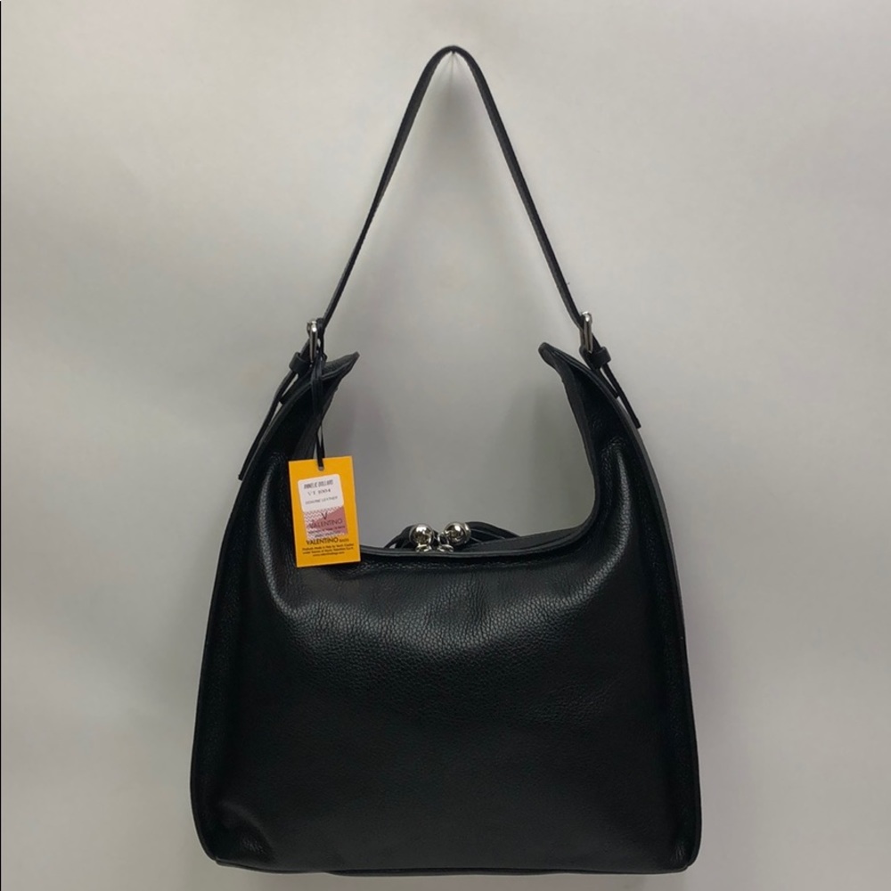Valentino Bags By Mario Valentino Black Hobo New - Picture 3 of 8